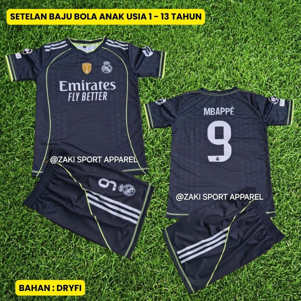 Jersey Kids terbaru 2025/26 | jersey bola anak bisa reques nama dan nomer punggung | setelan jersey 