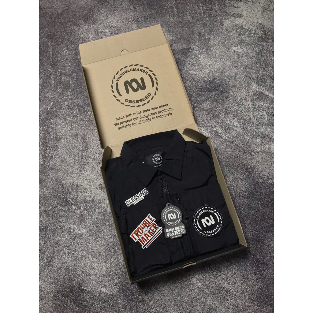 Overshirt Troublemaker Obsessed - Buckingham Black