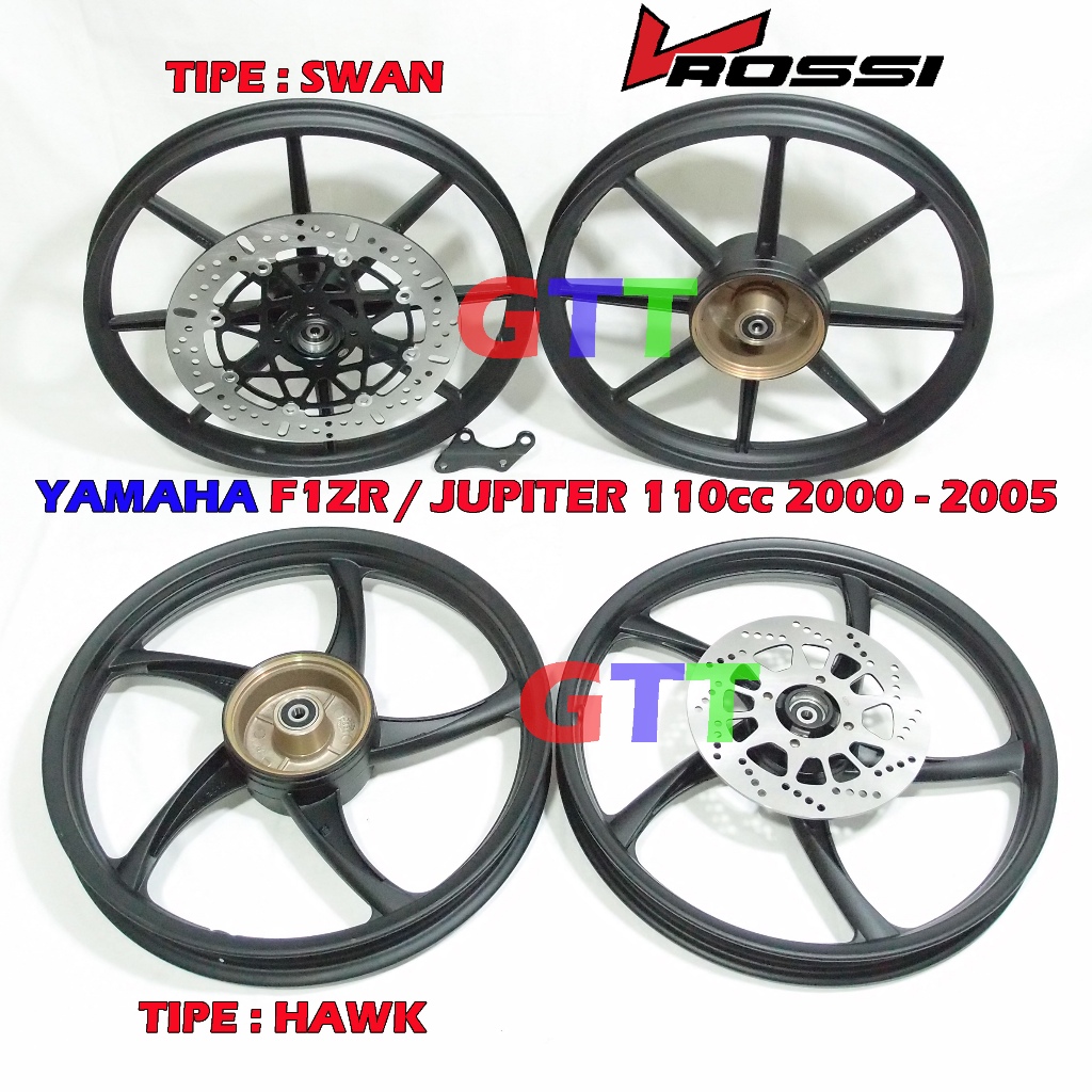 VELG RACING VROSSI TIPE SWAN/PALANG 8 DAN TIPE HAWK PALANG 5 YAMAHA F1ZR, F1Z, VEGA LAMA, CRYPTON DA