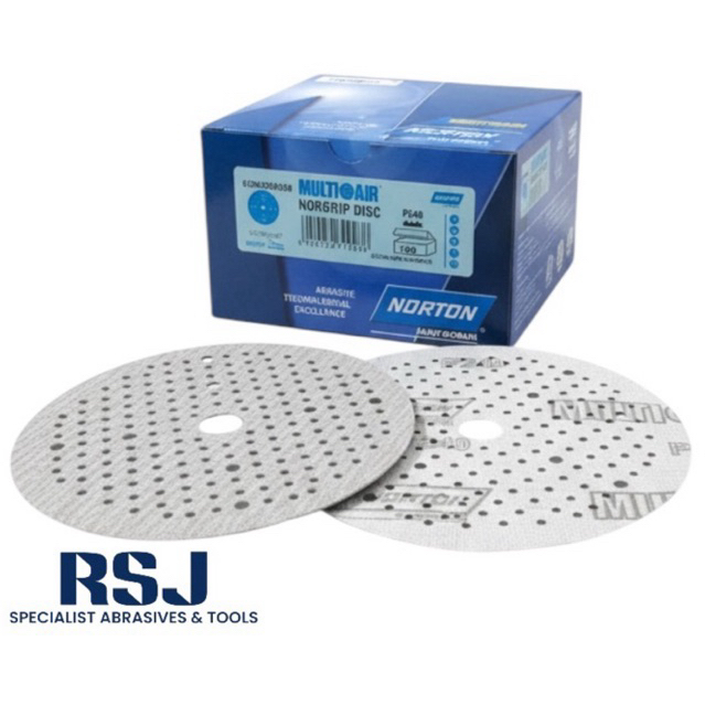 Amplas bulat 6 inch norton Grit 240