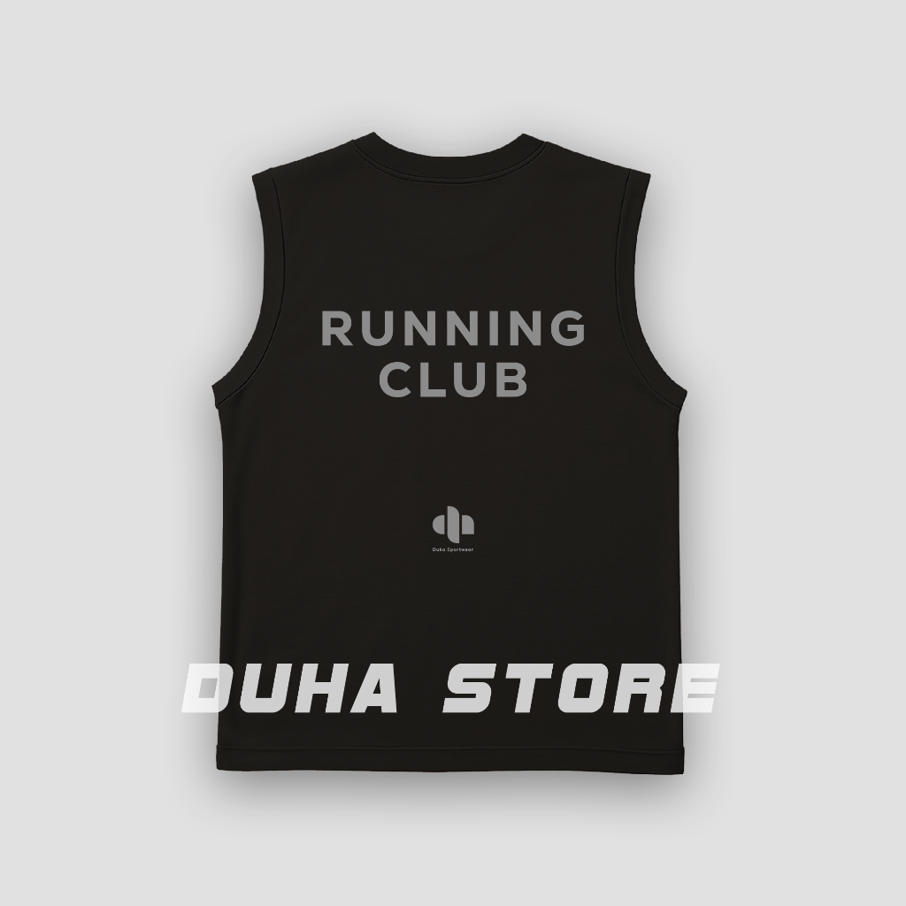 Jersey Running Club Duha Sportwear New Singlet Sport Olahraga Lari Pria Wanita