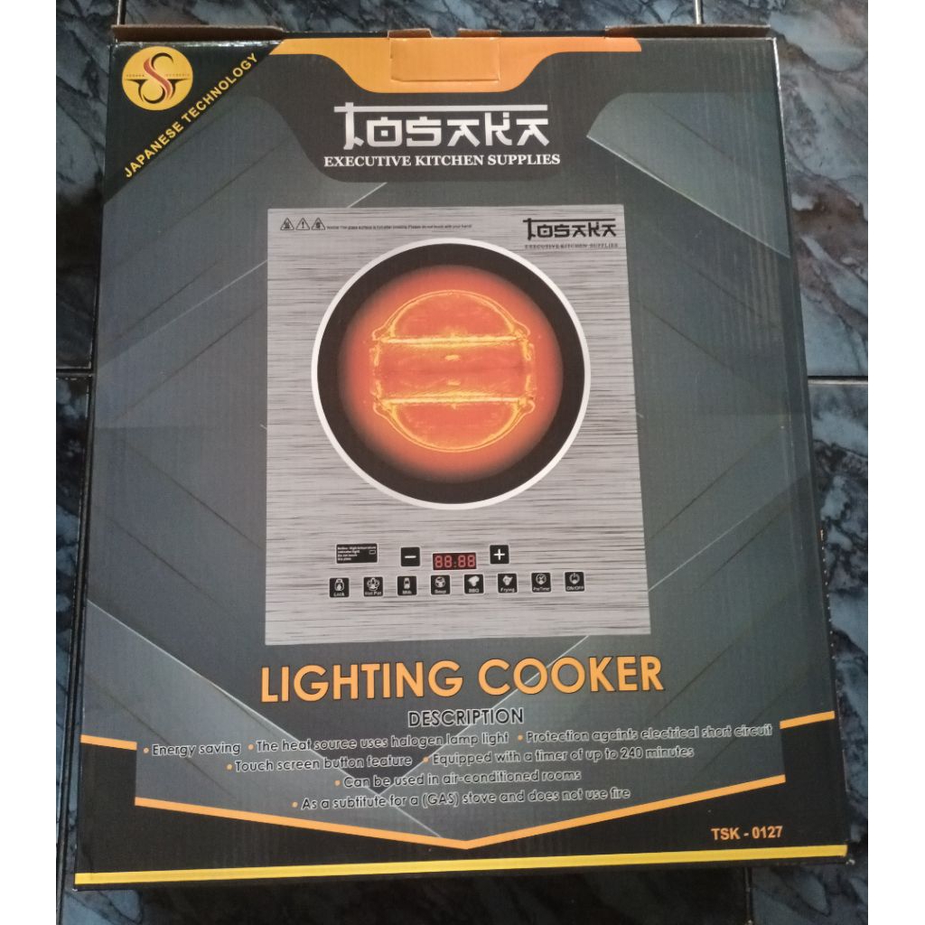 TOSAKA Kompor Listrik/Kompor Listrik Low Watt/Kompor Listrik Touch Screen