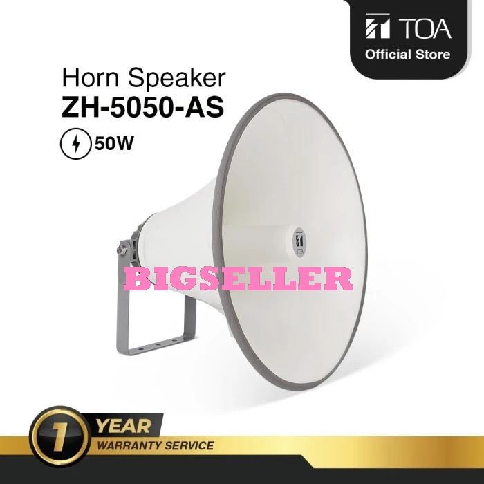 Corong Masjid Mushola Horn Speaker TOA ZH 5050 As / ZH 5050As / ZH5050As / ZH5050 As 50 WATT
