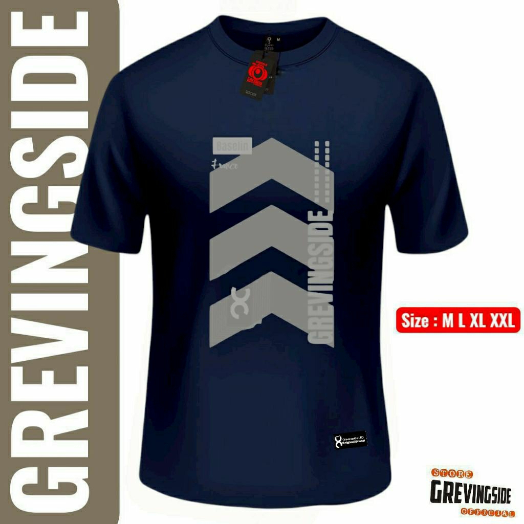 kaos distro original 100% // kaos grevingside local brand // kaos pria terbaru  // kaos motif simple