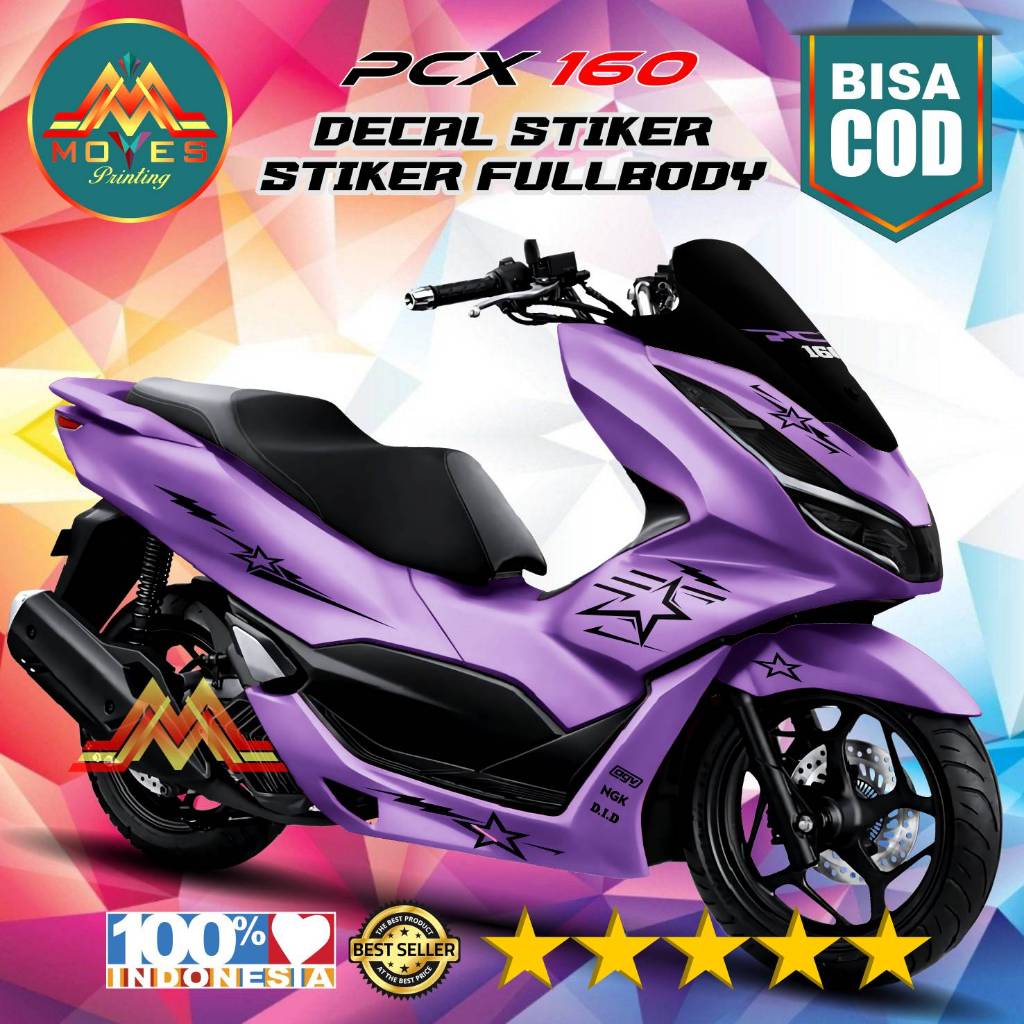 Decal Sticker Pcx 160 Full Body Decal Stiker Motor Polos Pcx 160