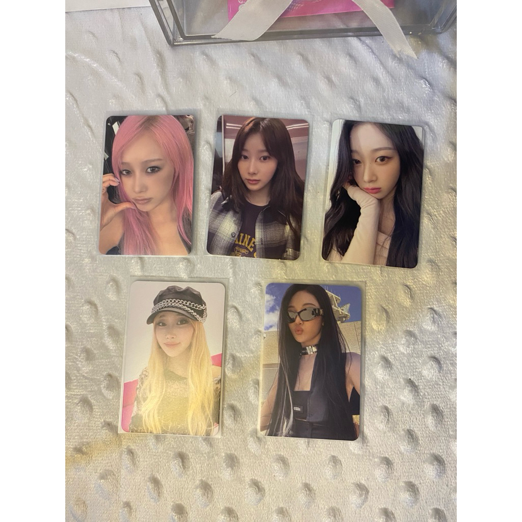 want to sell aespa photocard, giselle and ningning, era whiplash armageddon my world tc
