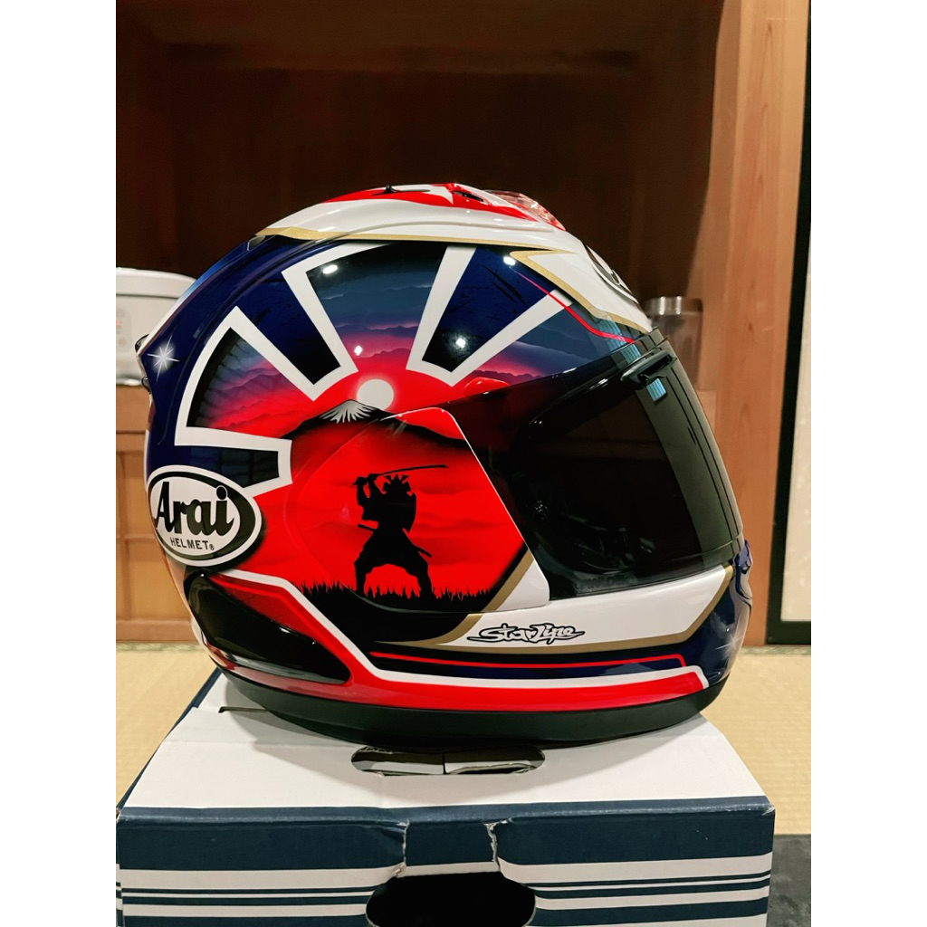 ARAI RX7-X PEDROSA SPIRIT BLUE