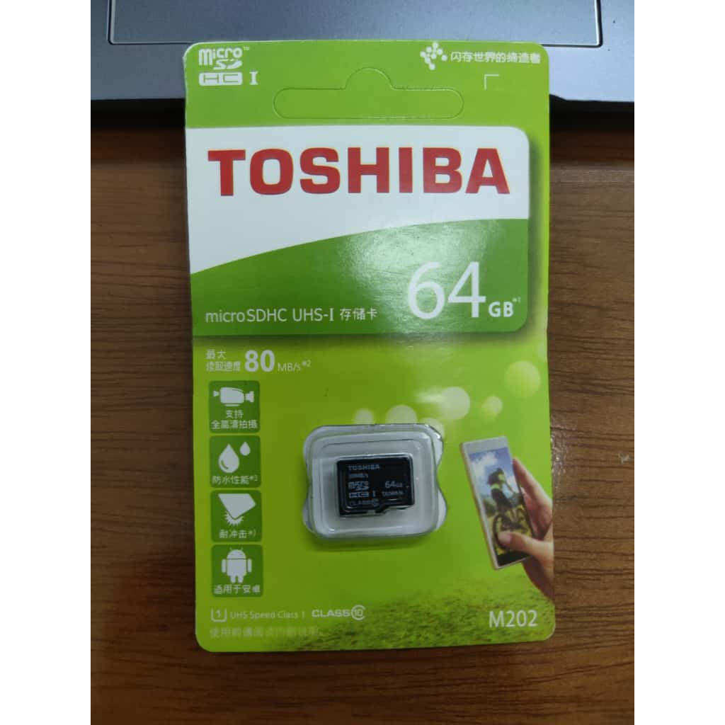 Memori card toshiba 64Gb kartu memori handphone micro sd card