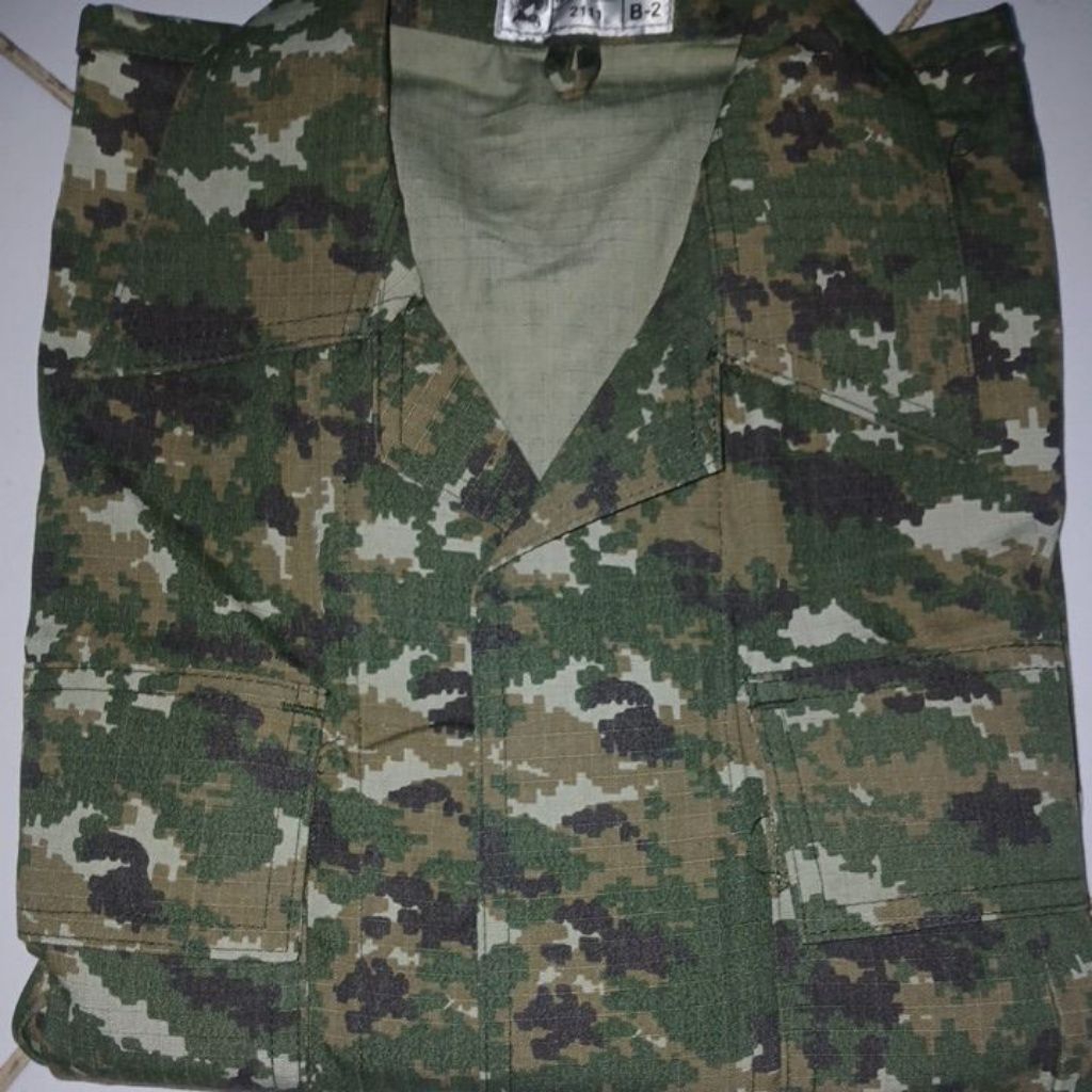 BAJU PDL TNI AD LORENG TERBARU 2025 SAGE GREEN