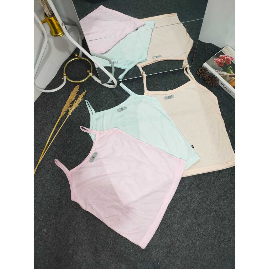 6 PcsTangtop Anak Perempuan Remaja Tangtop Wanita Singlet Wanita Remaja Untuk Anak SMP/SMA Korean St