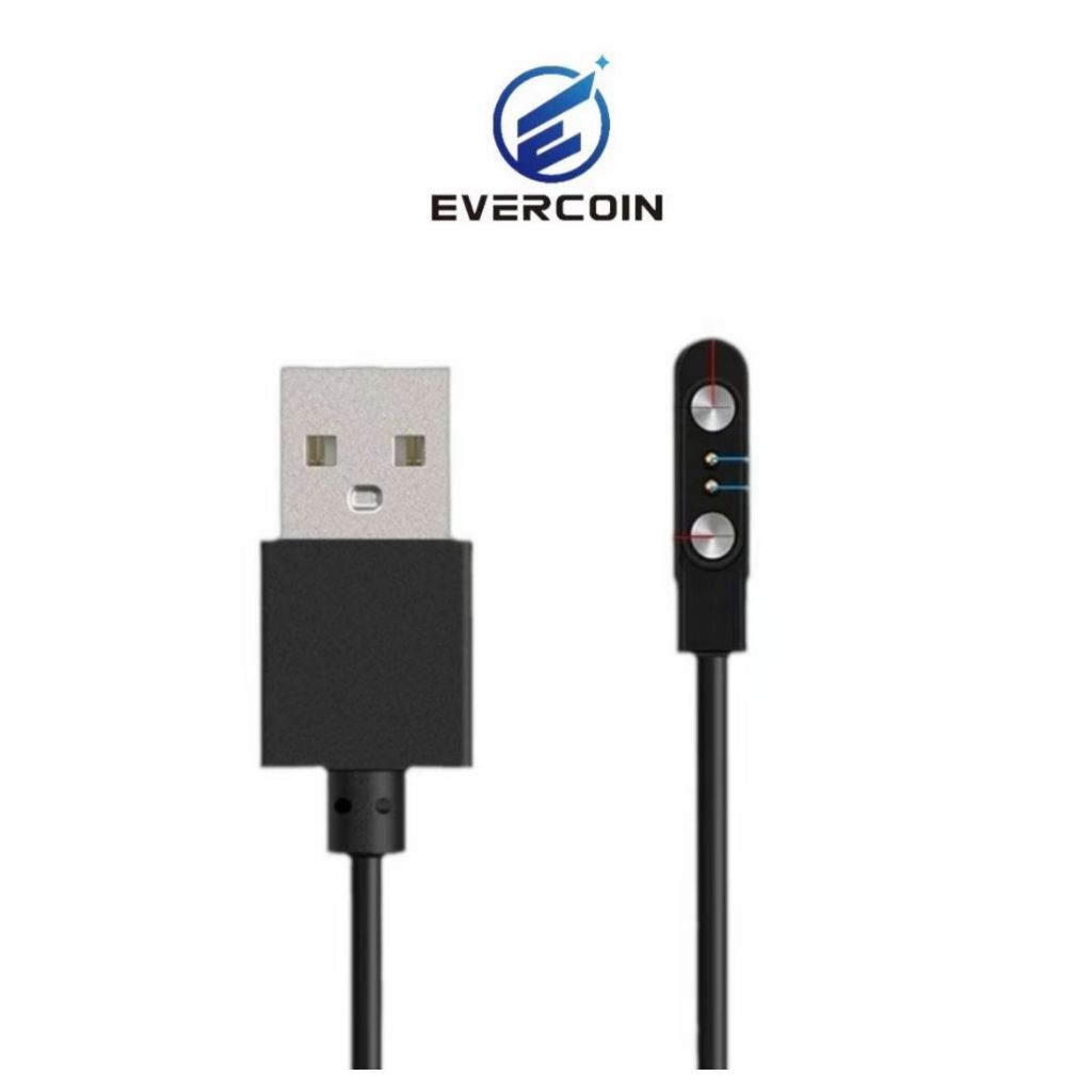 EVERCOIN Smartwatch Charger  Semi Wireless 2 titik Accessories-for 9Pro S/9 Max+/GT