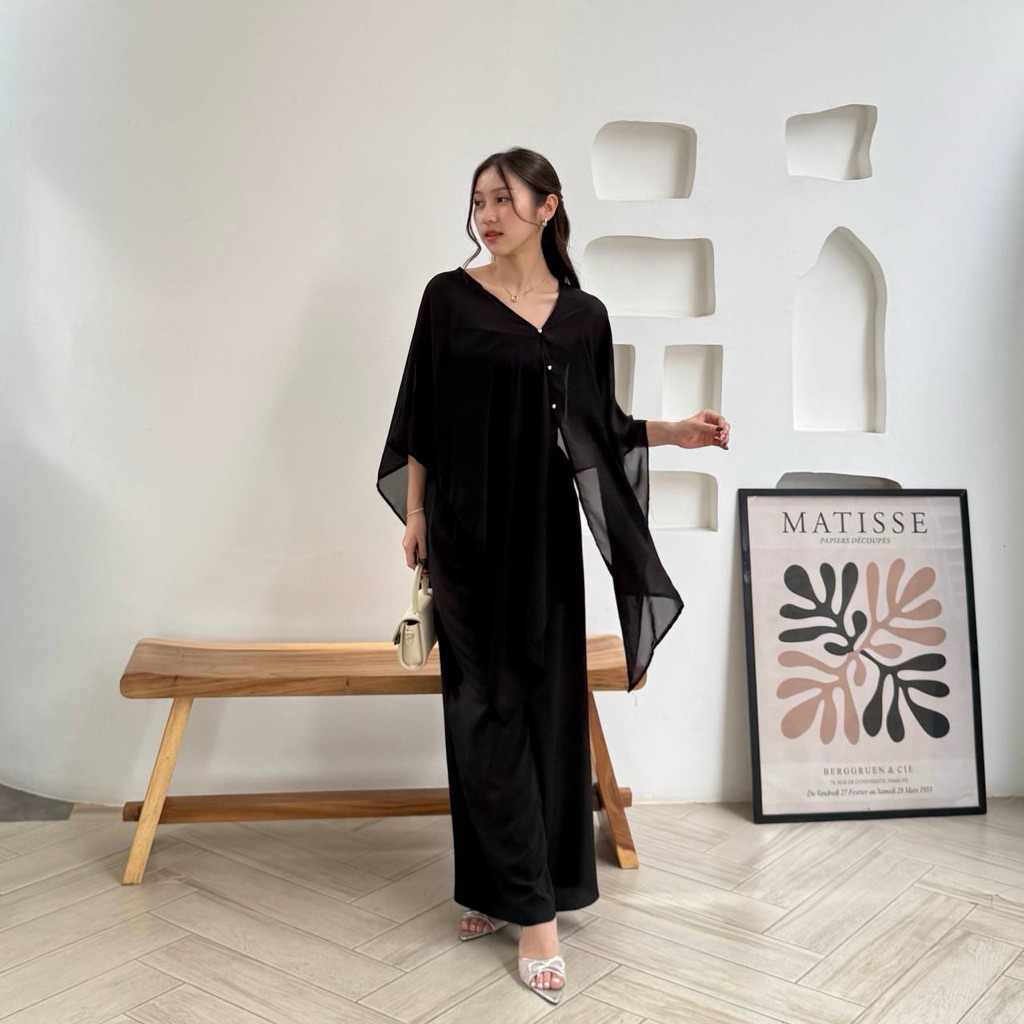 CARAVAL - Hera Top / Sheer Top / Selendang / Outer Dress / Outer Transparan