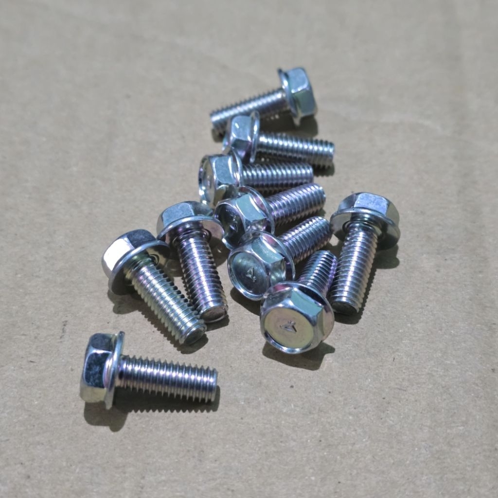 BAUT 10 KEPALA KUNCI 10 PANJANG DRAT 15MM ORIGINAL