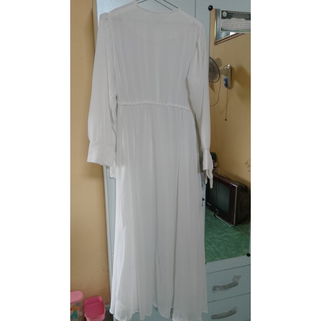 gamis kondangan/ gamis bekas/ baju bekas/ gaun pesta/ baju pesta/ pl gamis/ gamis preloved/ gamis le