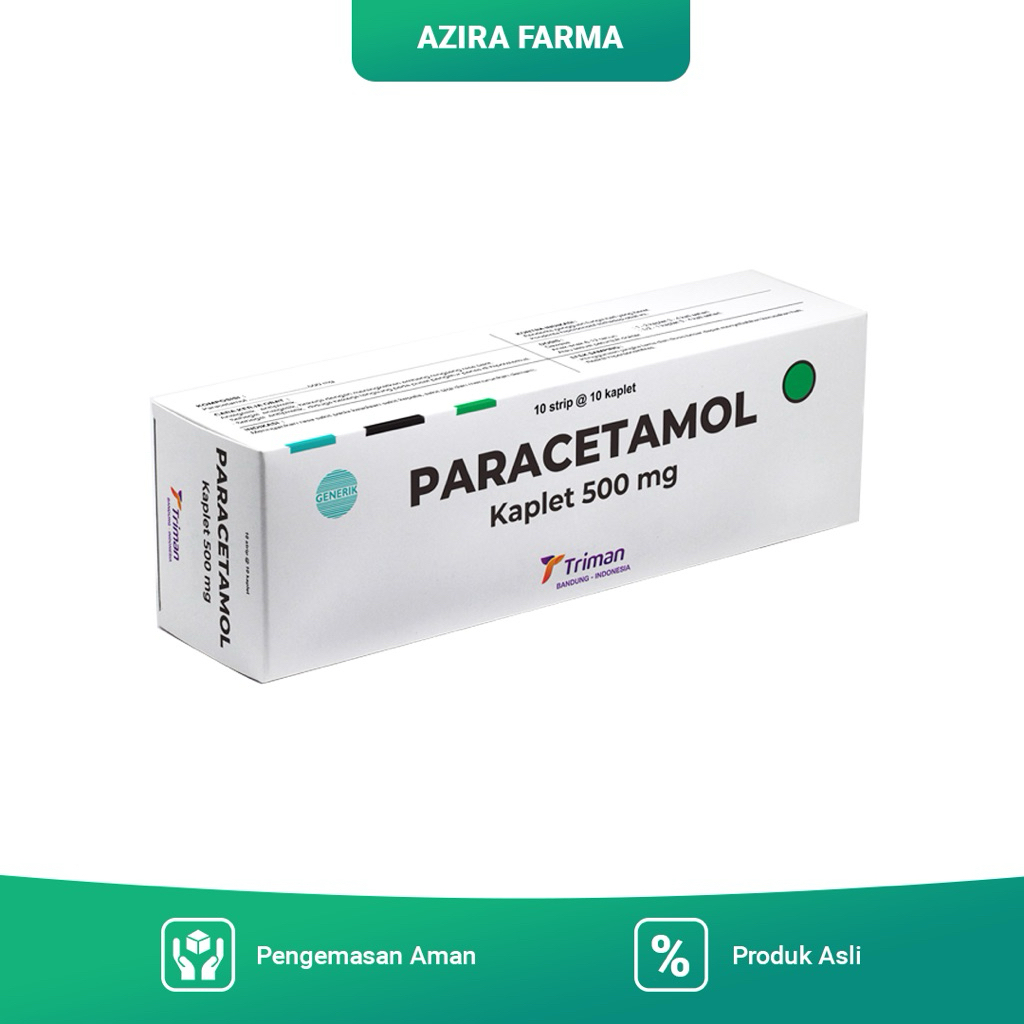 Paracetamol 500mg perbox PT TRIMAN