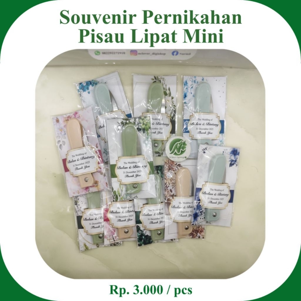 Souvenir Pernikahan Pisau Lipat | Souvenir Pisau Lipat | Souvenir Pernikahan | Pisau Lipat Mini