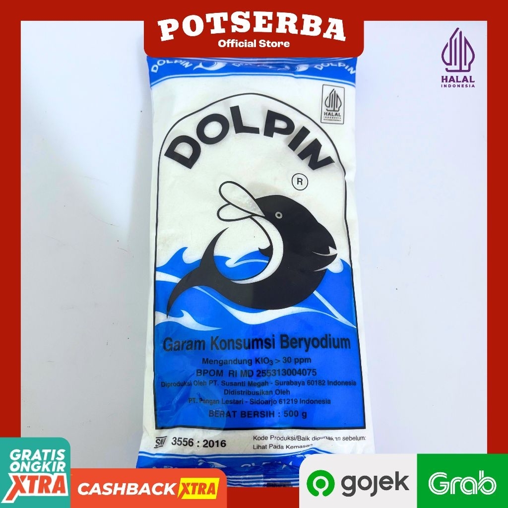 Garam Masakan Dolpin Garam 500 gr