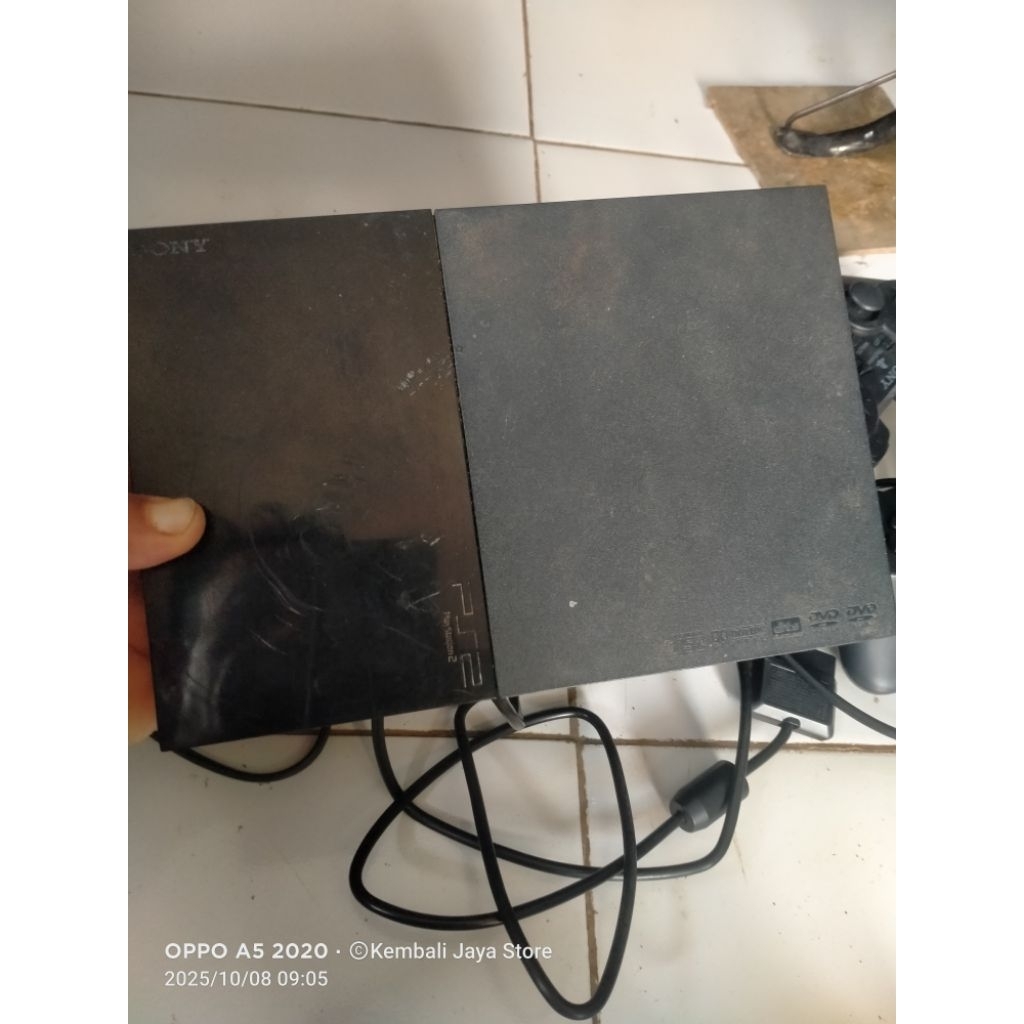 PS 2 second slim matrix support hdd, flashdisk kondisi normal siap pakai