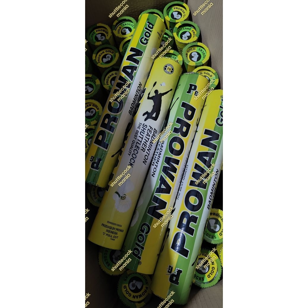 shuttlecock kok badminton prowan gold