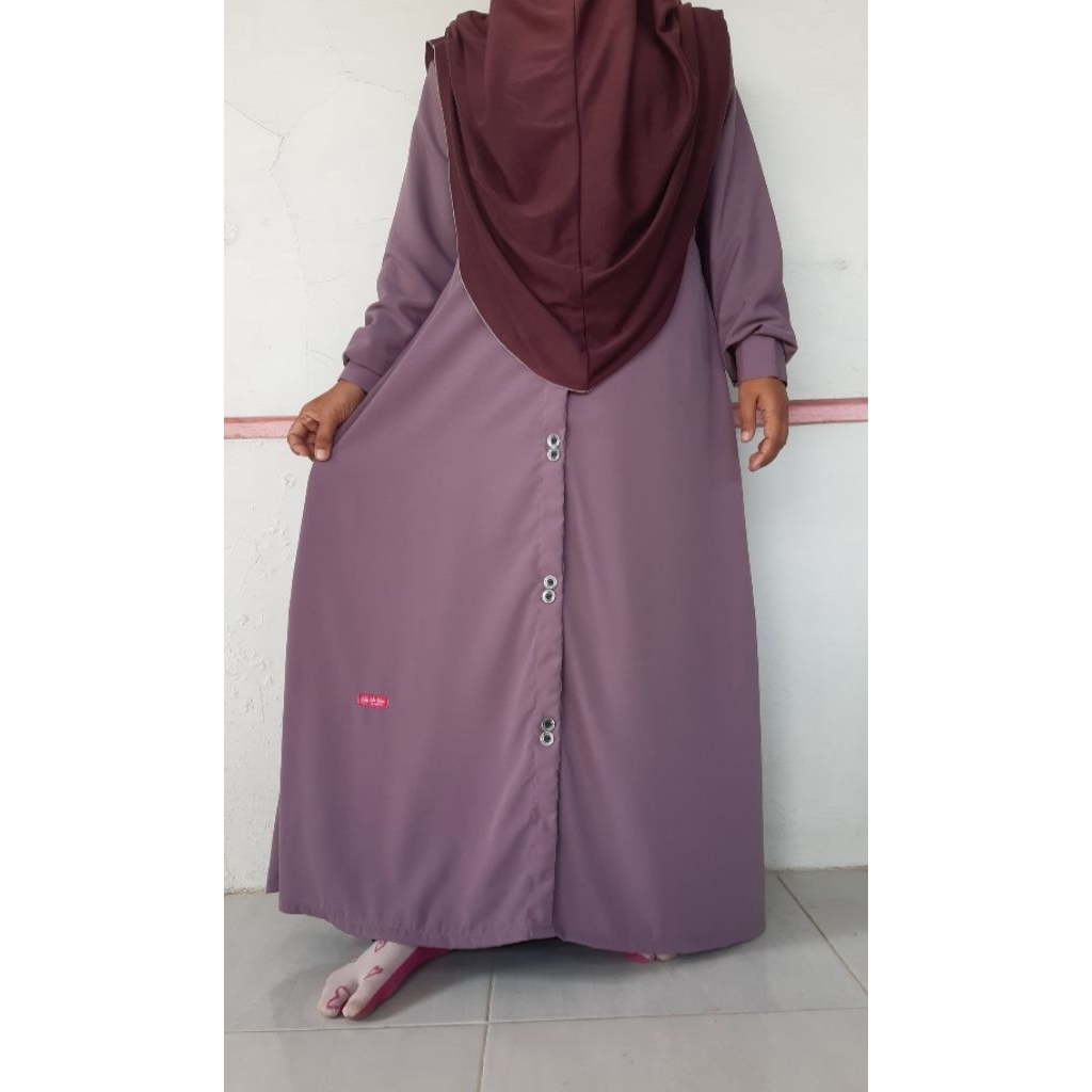 GAMIS POLOS WOLFIS KOMBINASI YORIS