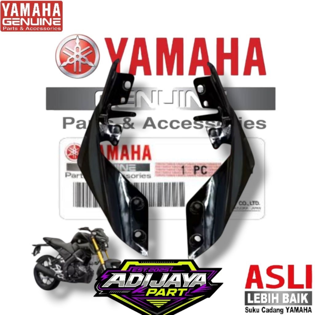 cover body belakang mt15 kanan kiri hitam original