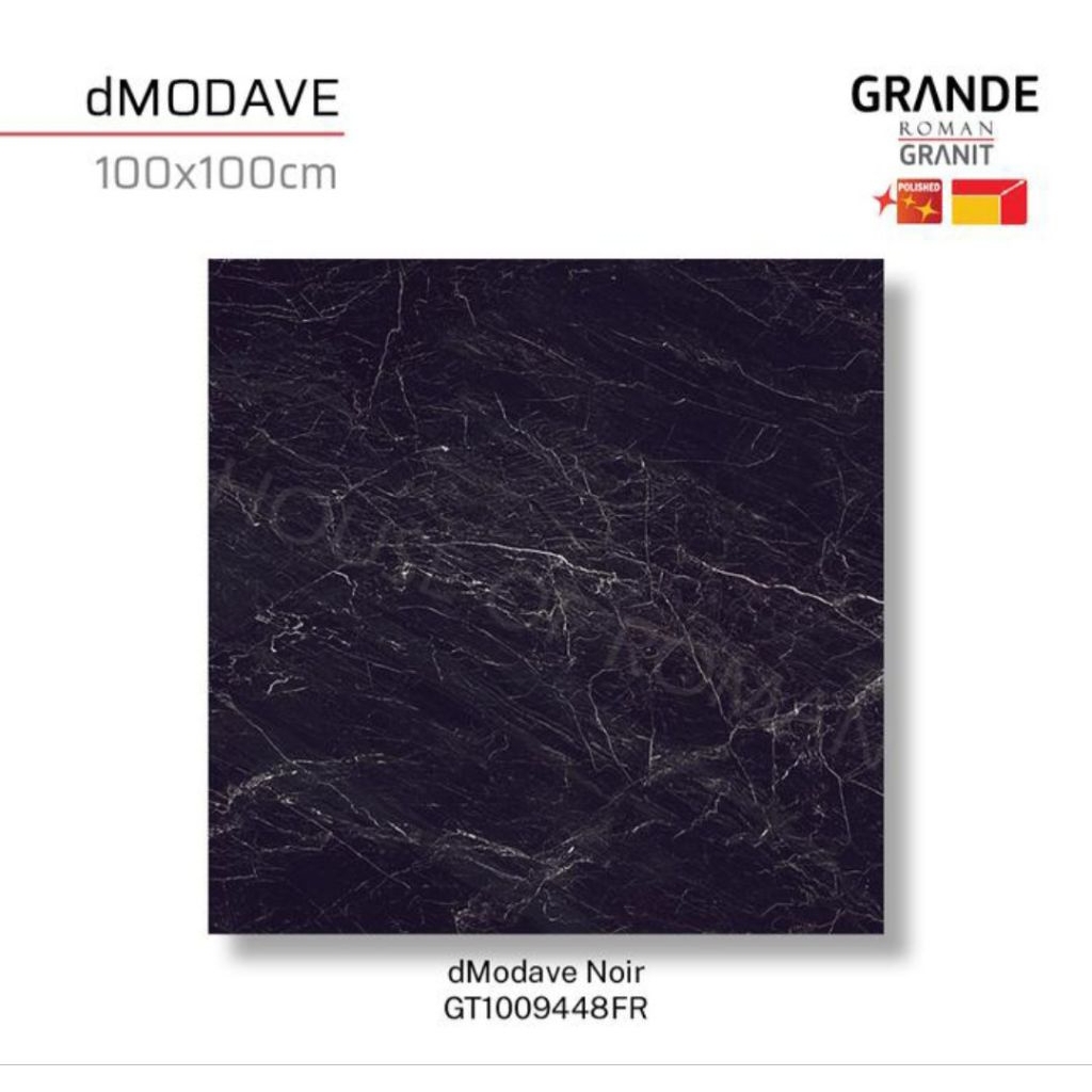 Roman Granit Gt1009448FR dModave Noir 100x100 Kw1