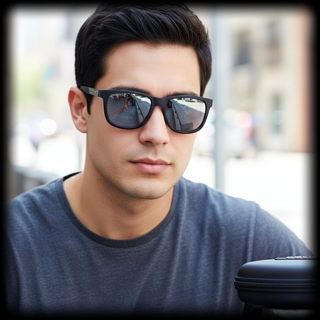 KACAMATA HITAM SUNGLASS POLARIZED POLICE SPL 383K ORIGINAL Asli FREE Headphone Police Kualitas Premi