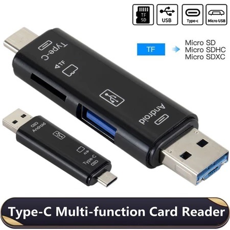 Card Reader usb Mirco & tipe c 5in1 OTG Micro SD