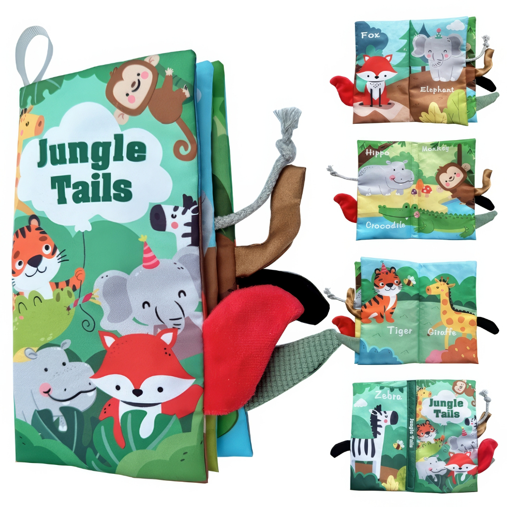 Buku Bantal Bayi/ Mainan Bayi Softbook/ Buku kain Bayi/ Cloth Book/Softbook Edukasi Bayi Kain Lembut