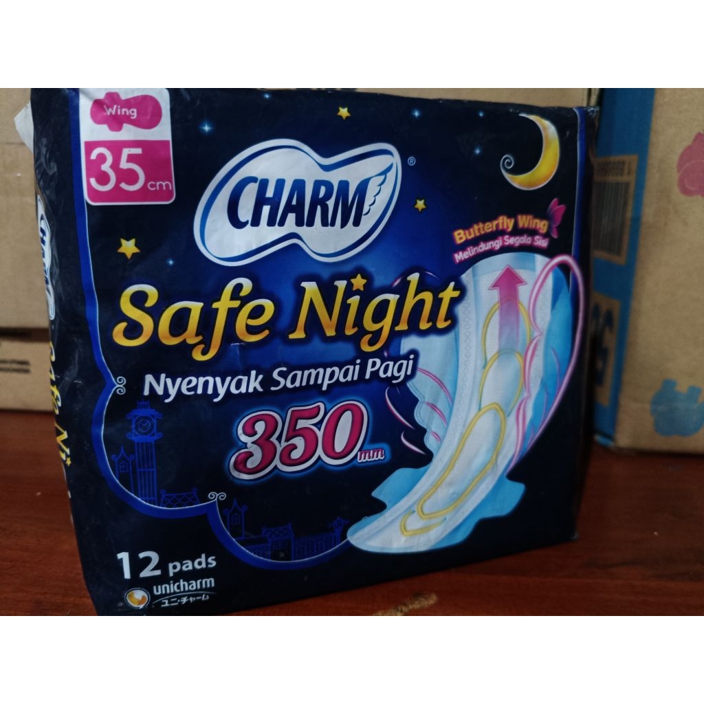charm safe night 35cm 12pad