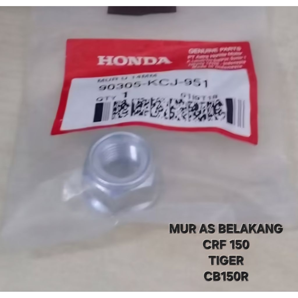 MUR AS RODA BELAKANG CRF 150 CB150R CB 150 R TIGER 14 MM 90305-KCJ-951 ORIGINAL