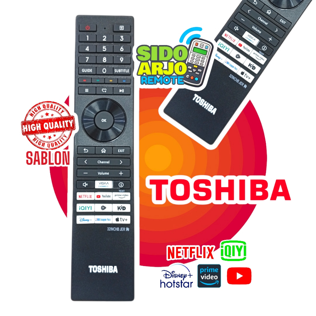 REMOTE TV TOSHIBA SMART ANDROID