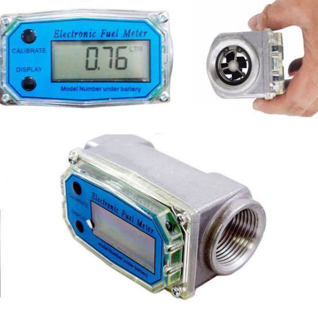 Flow Meter Solar 1 inch Digital Flow Meter Turbine 1 Inch
