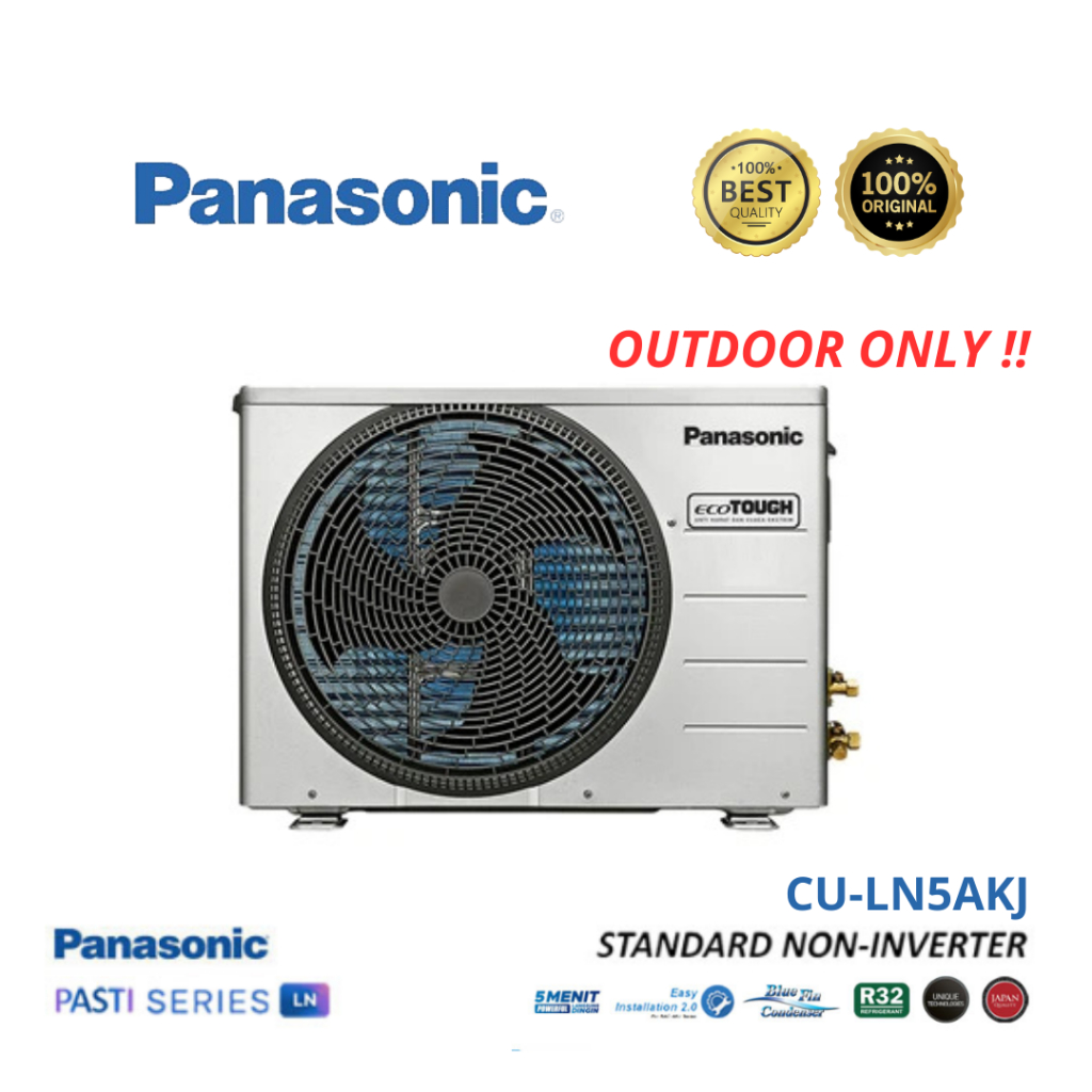 OUTDOOR AC PANASONIC 1/2 PK CU-LN5AKJ BARU ( HANYA OUTDOOR SAJA )