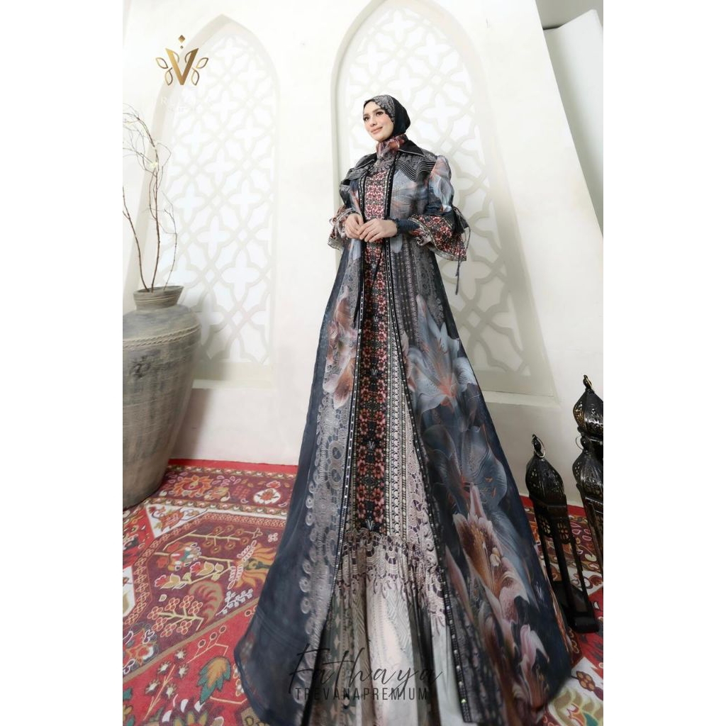 FATHAYA series by.Trevana gamis mewah set outer