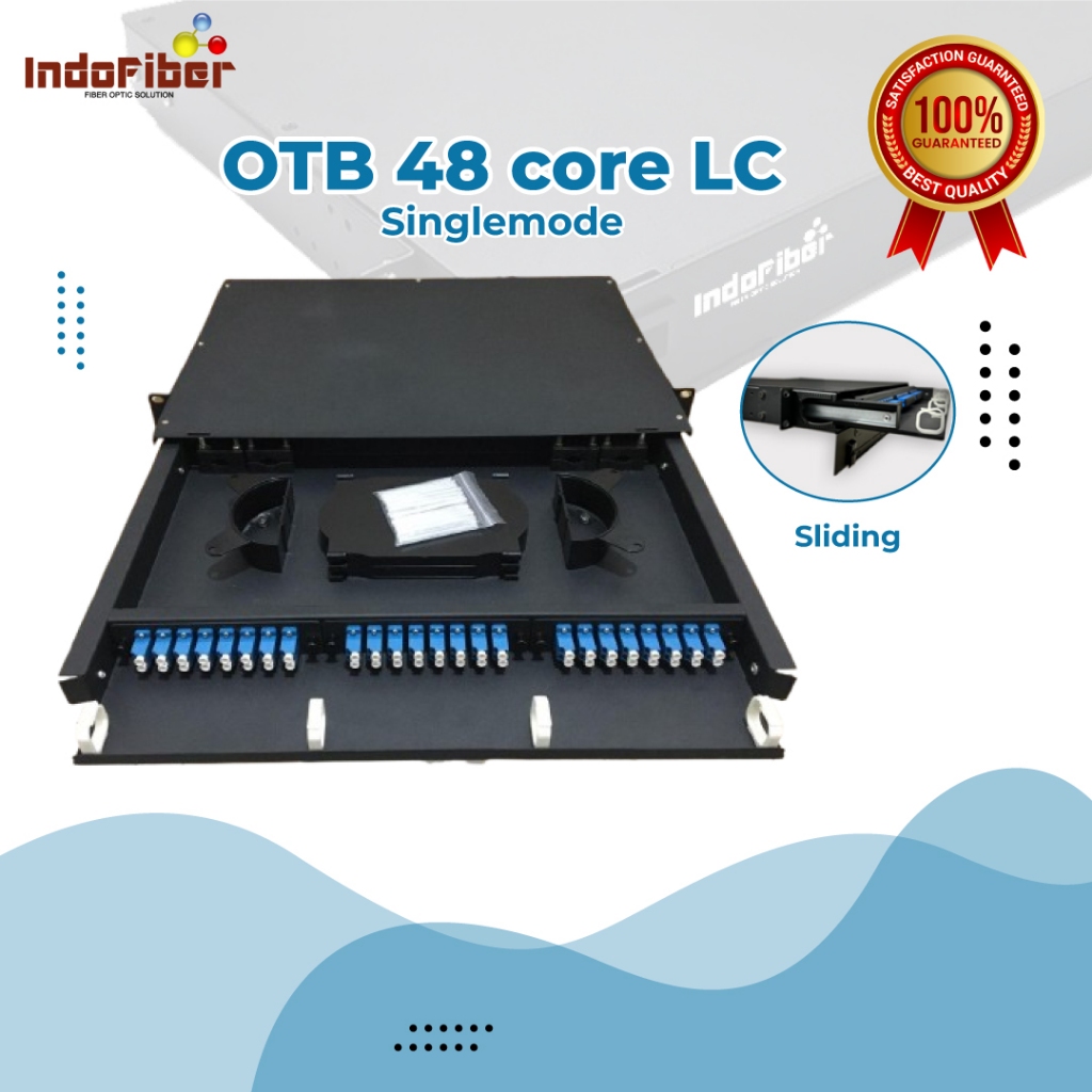 OTB Fiber Optic Rackmount 48 core LC Sliding rail