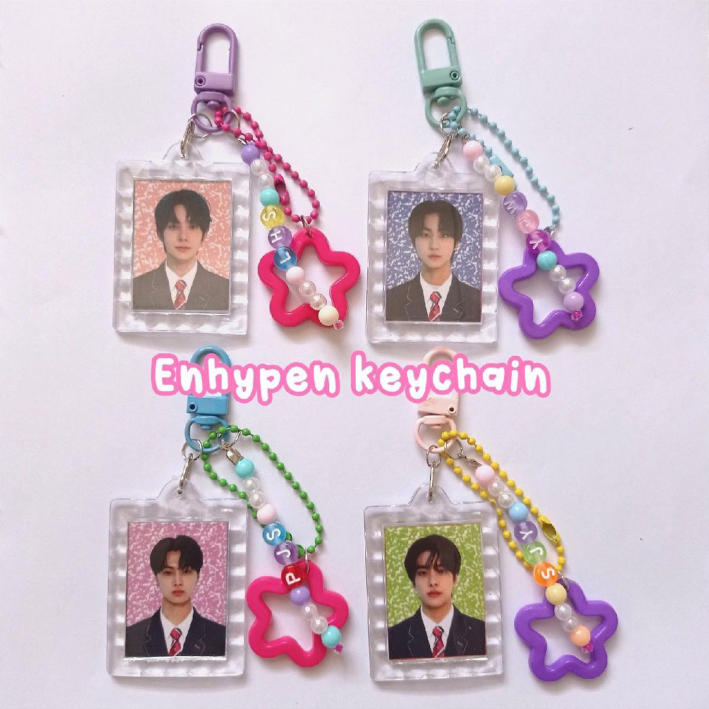 Keychain Acrylic Kpop Enhypen, Treasure, Zerobaseone - Gantungan Kunci/Tas Akrilik Kpop