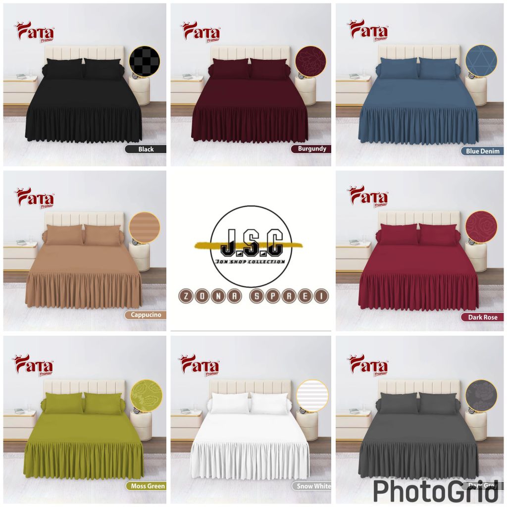 sprei rumbai ukuran 180x200 fata polos emboss - Seprei Rumbay fata