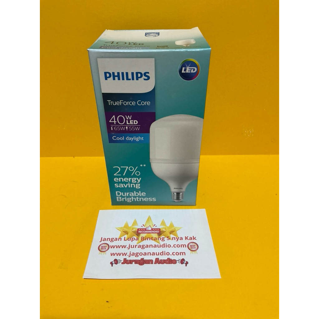 Lampu Philips TRUECORE 40 Watt Led Cool Daylight Original