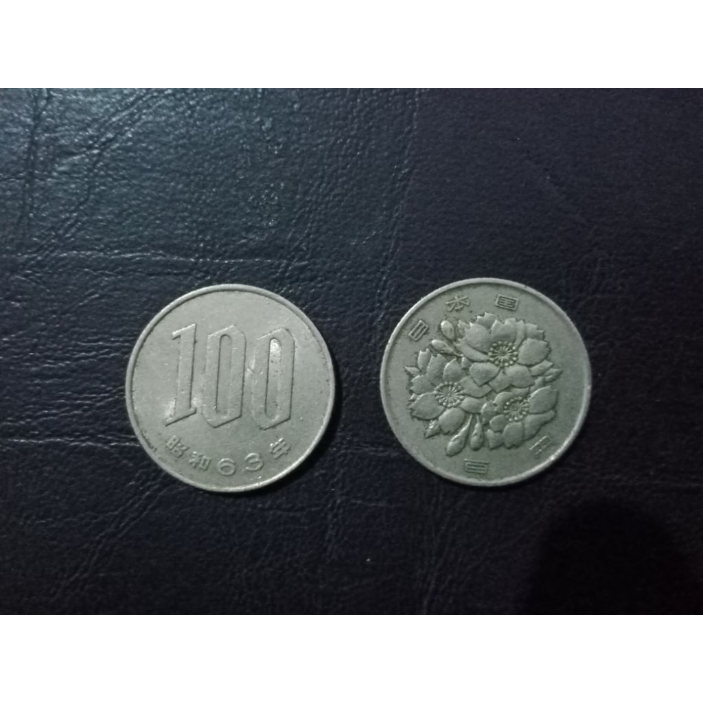 koin 100 yen (2 koin)