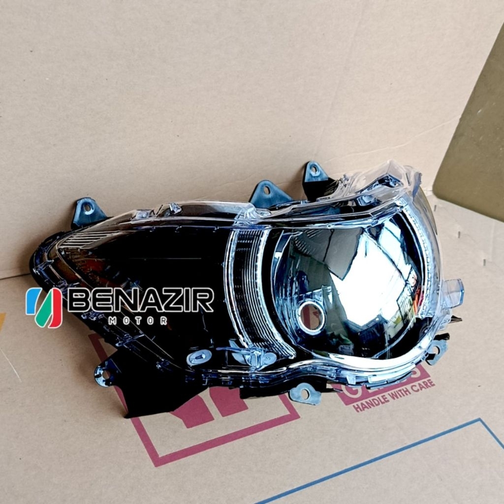 Lampu Depan Mio Soul GT 115 / Xeon GT 125 Custom REFLECTOR HITAM Mika Bening Merek NARITA