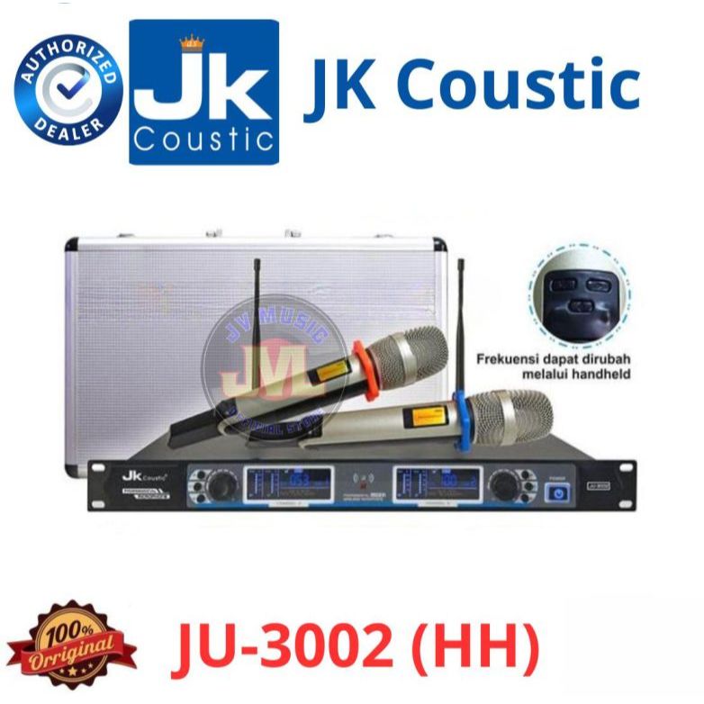 JK Coutic JU3002 Dual Microphone Wireless JK Coustic JU-3002