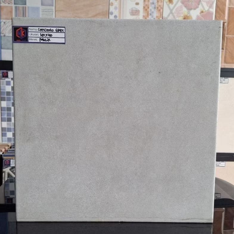 Keramik Lantai 40x40 Concreto Grey