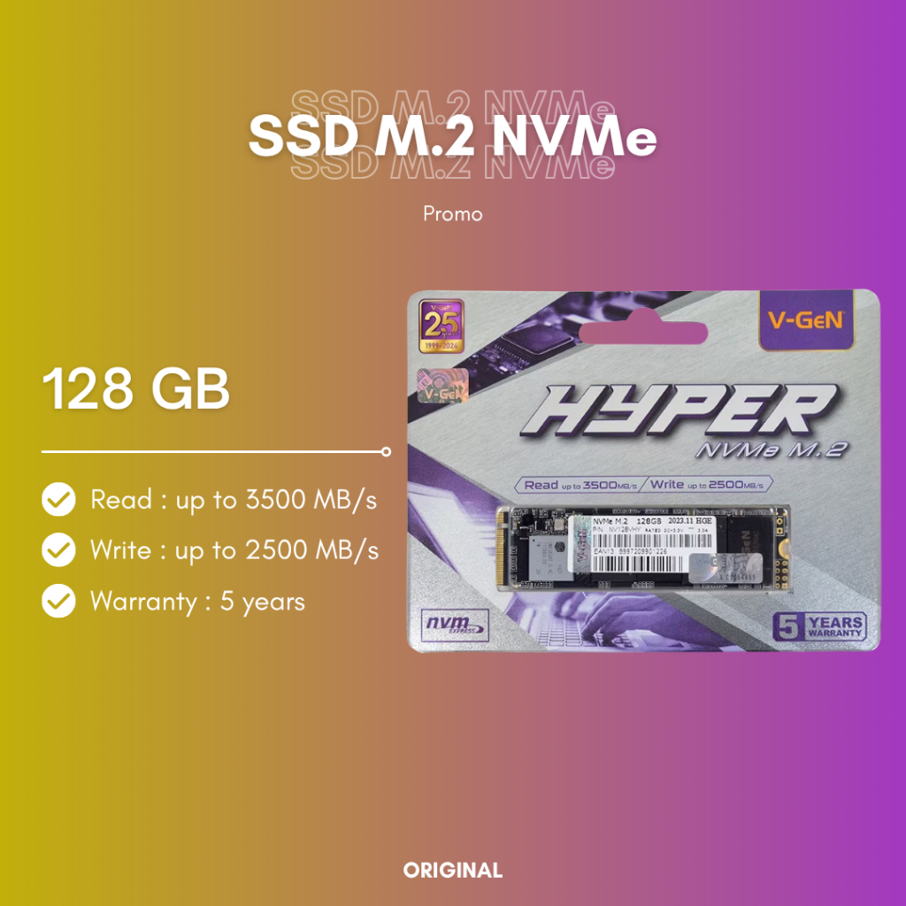 V-GEN SSD HYPER NVME 128GB VGEN