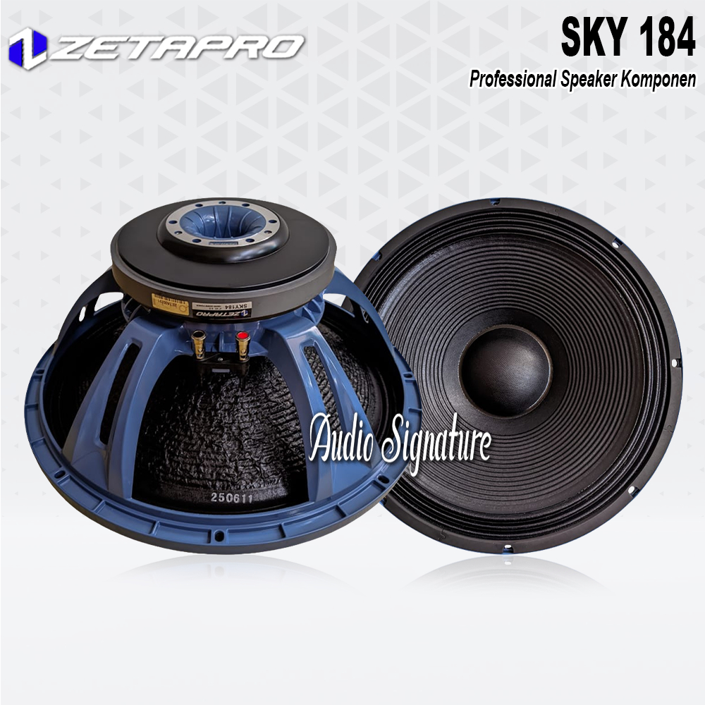 Komponen Speaker 18 Inch ZETAPRO SKY 184 / SKY184 Original