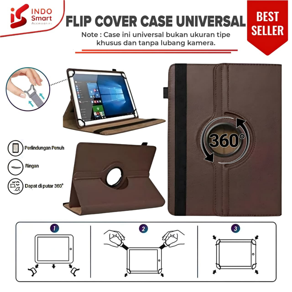 Case Universal Tablet 8 inch | Case Tablet Universal 8 Inch | Case 8 inch Universal | Rotary Flip Bo