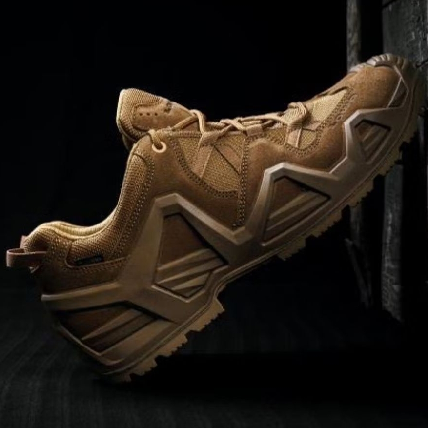 SEPATU TACTICAL LOWA ZEPHYR MK2 GTX LO COYOTE OP ORIGINAL