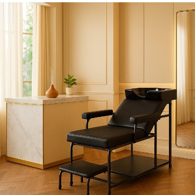 Washbak Kursi Keramas Besi Salon Kecantikan Barbershop Premium