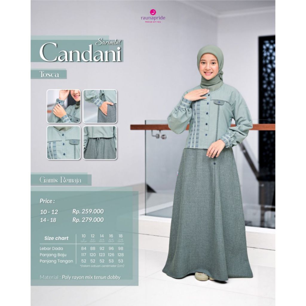 RAUNA GAMIS REMAJA CANDANI BY RAUNAPRIDE