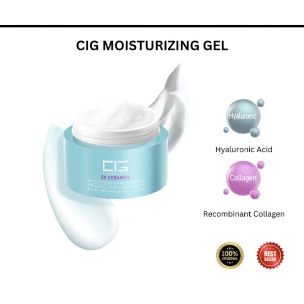 CIG Beauty 5X CERAMIDE barrier Moisture Skin Rejuvenation gel isi 50g